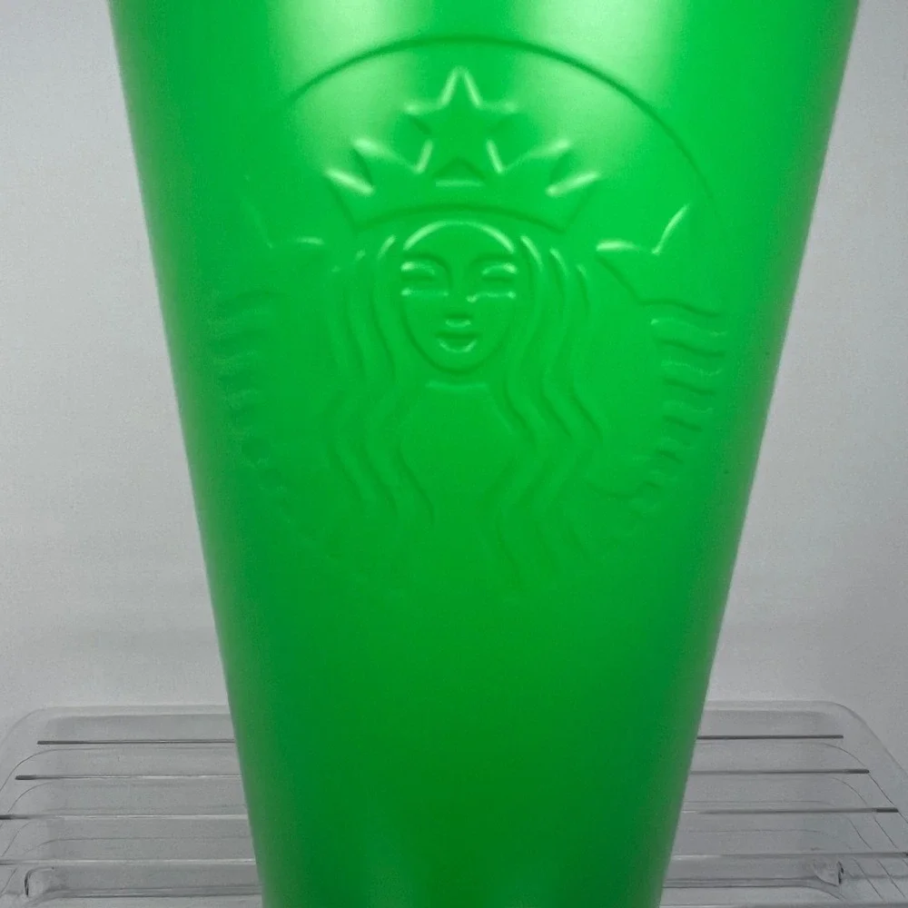 Starbucks Matte Lime Green Stainless Steel Insulated Cold‎ Cup Tumbler 24oz